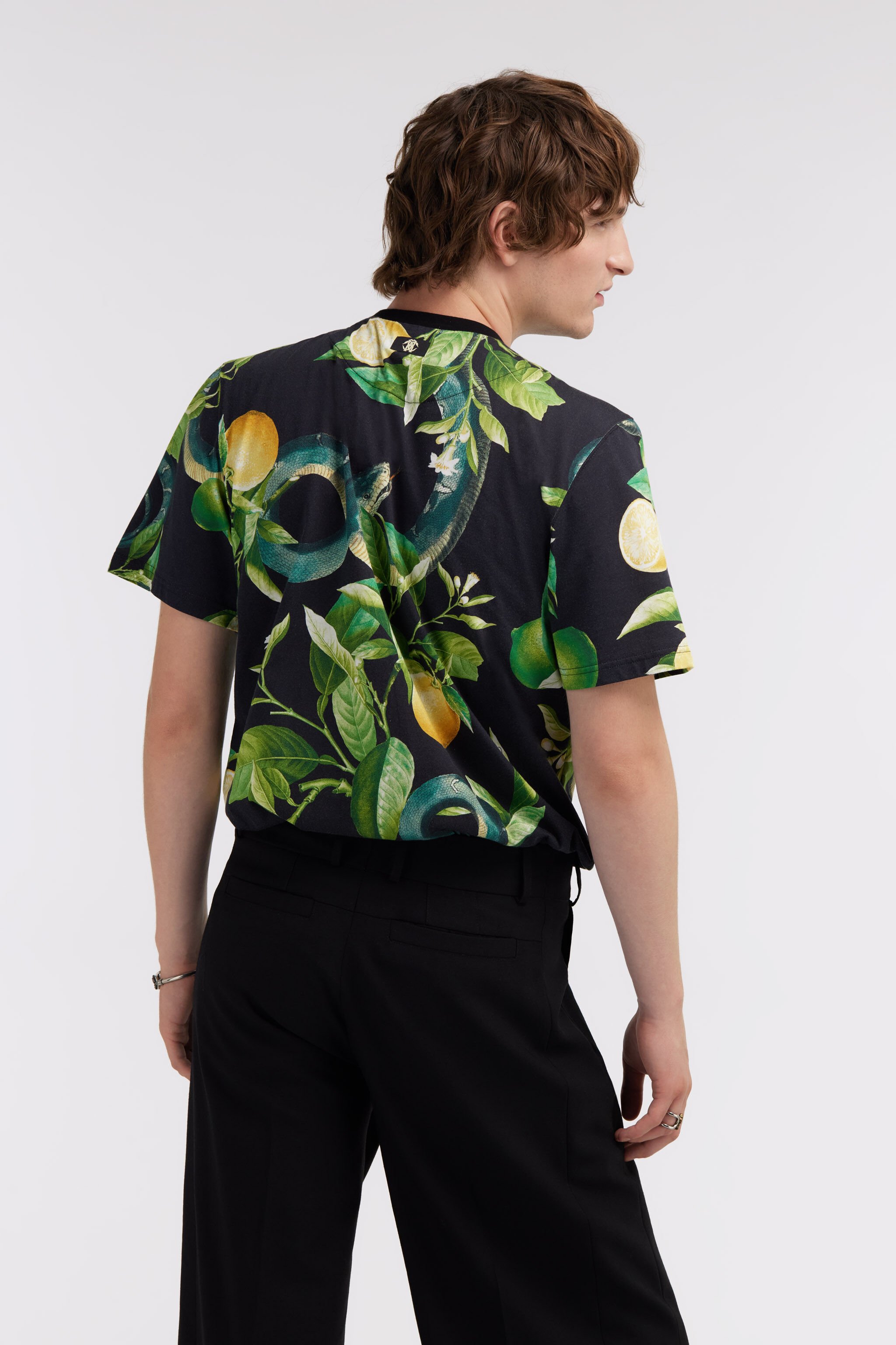 RC Lemon print t-shirt Black SRT61H-3PH90