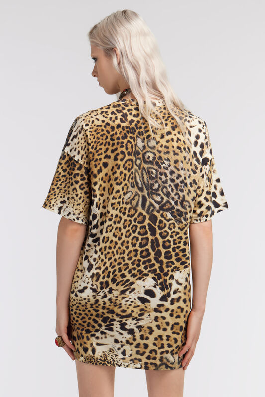 RC Jaguar Skin print dress Light Brown SKT12A-3PG34