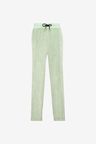 RC Pantalon de survêtement à rayures sur les côtés Vert clair ORT25B-CJ019