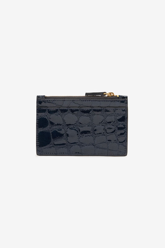 RC Coin Purse With Crocodile Print Dark blue TKA005-PZE01