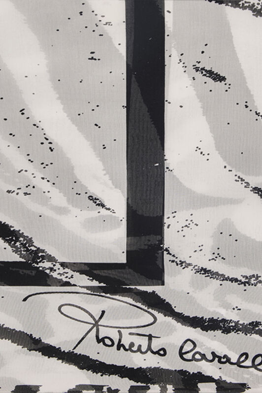 RC Foulard In Seta Stampa White Tigresse Nero/Bianco UALR02-IR101