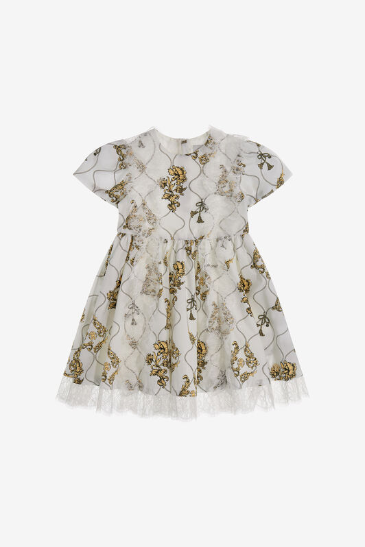 JU Printed dress White SJT125-4FI69