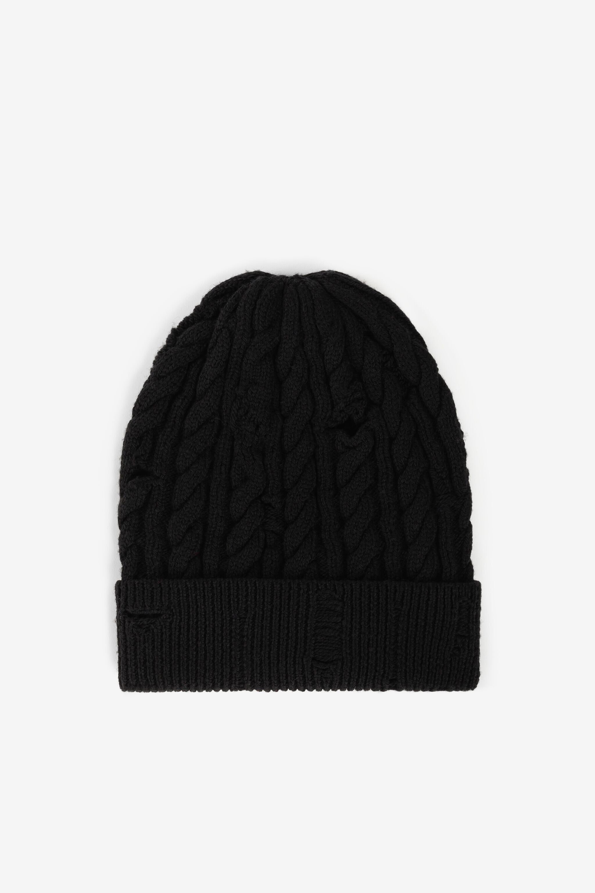 RC Beanie im Distressed-Look Schwarz RRM653-MQ001