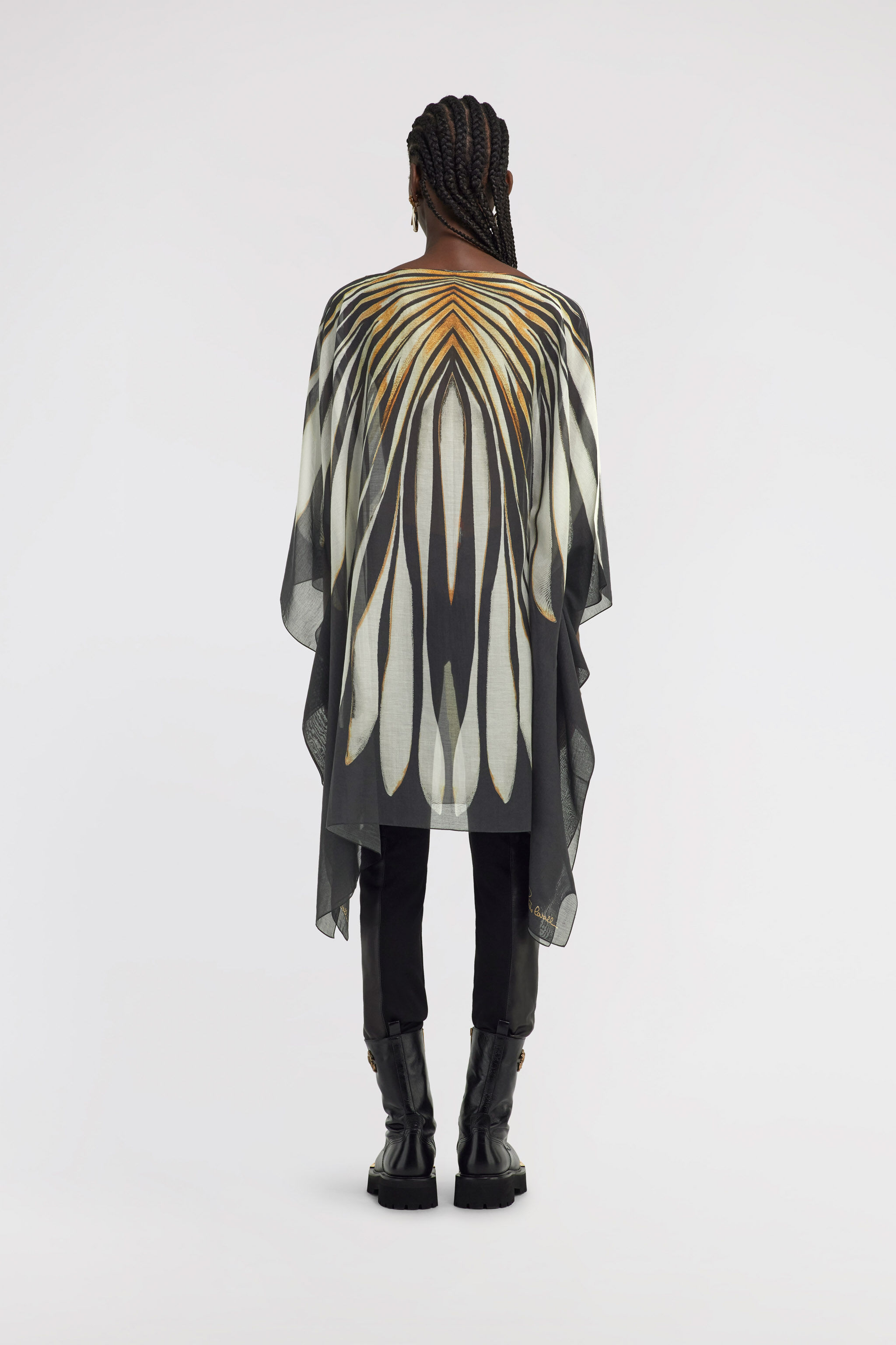RC Ray of Gold print Kaftan Gold TALR03-IR020