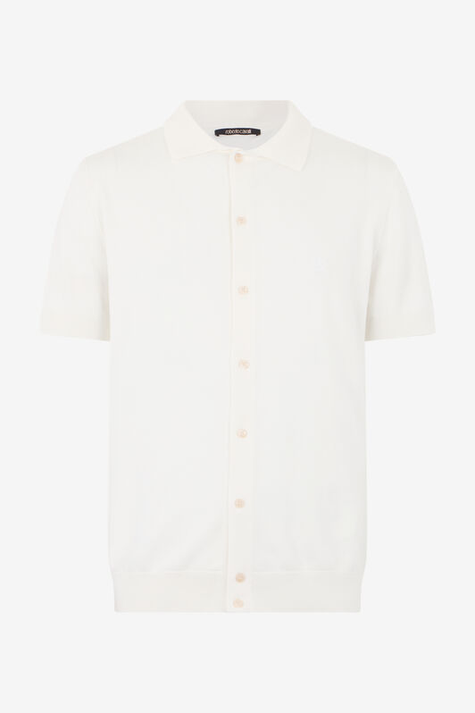 RC Polo Blanco Maille avec Monogram RC WHITE SOT71D-VI044