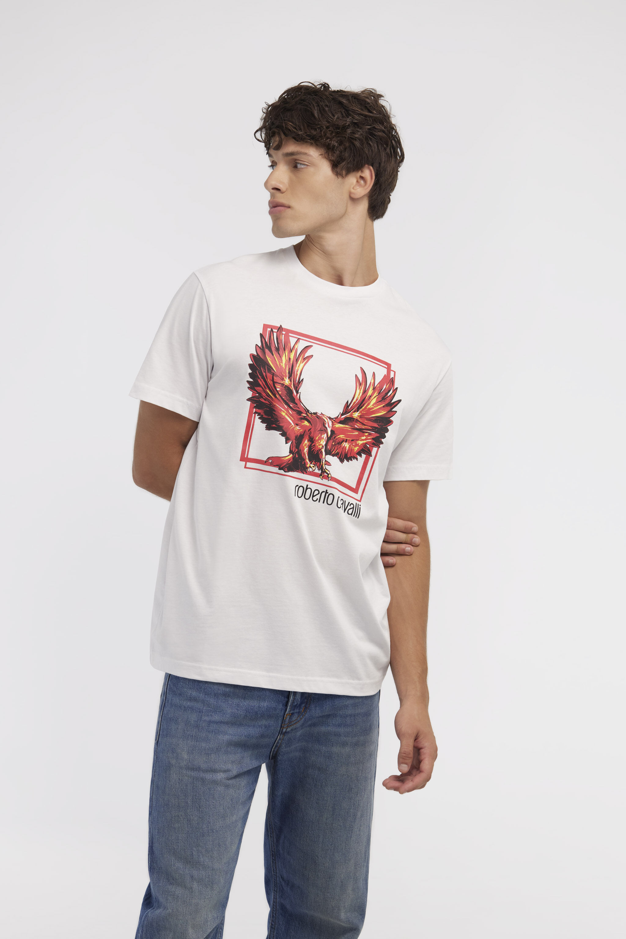 RC T-shirt with Eagle logo and print White NOT60E-JD060