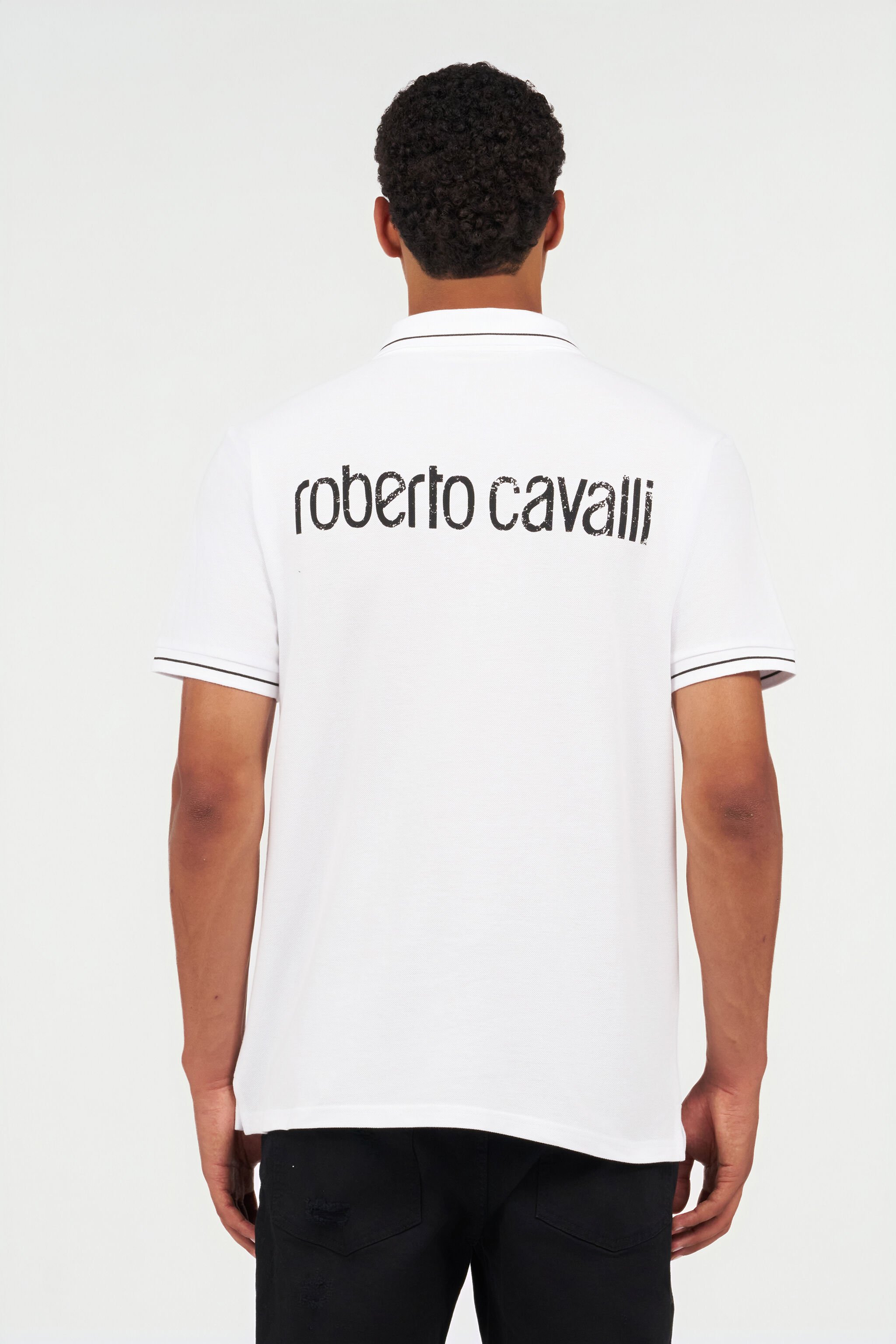 RC White Polo Shirt With RC Logo WHITE QOT64B-KB001