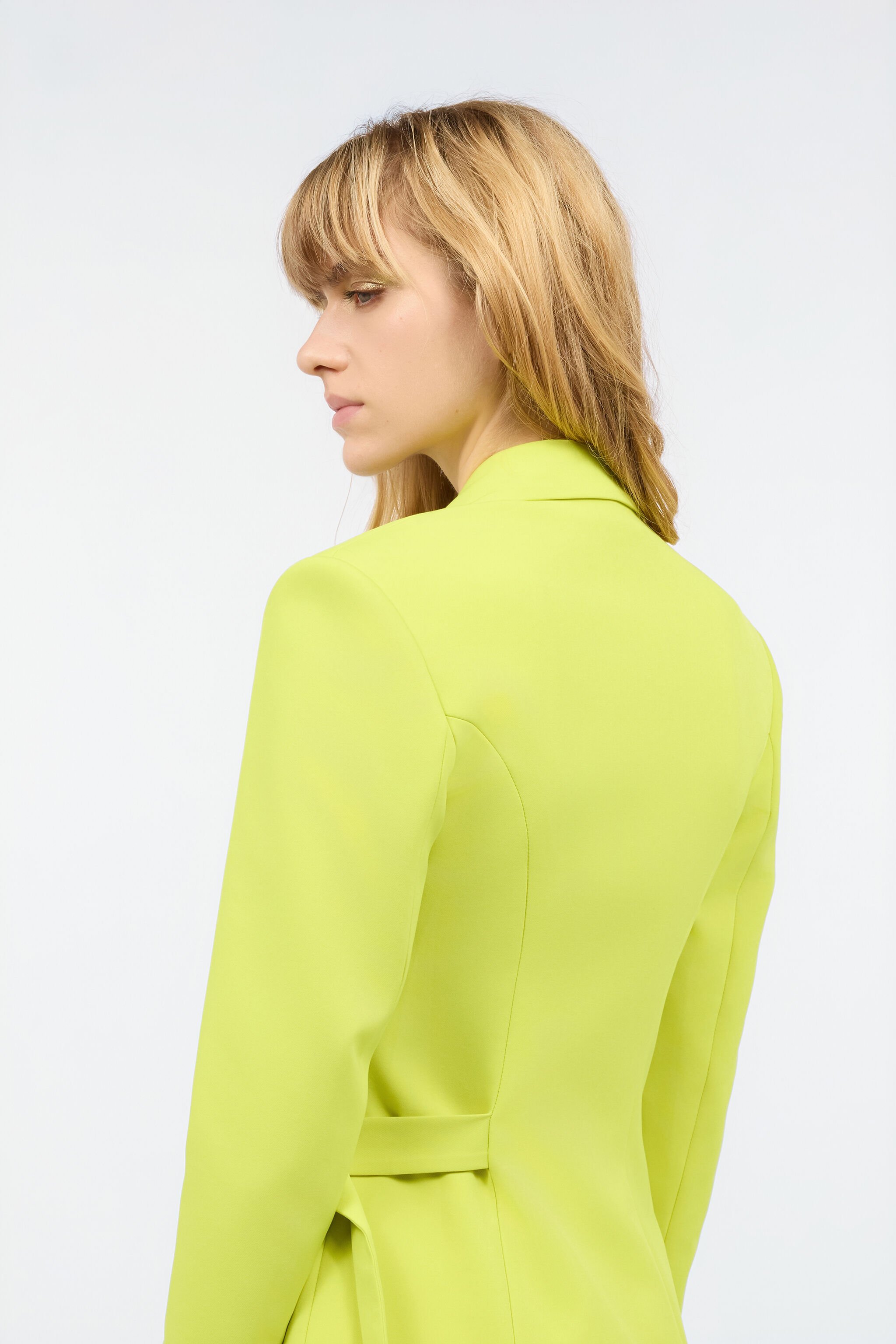 JC Jacket With Side Belt Light green UFT193-UF259