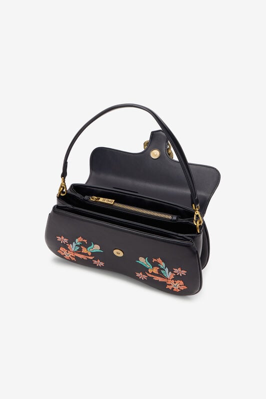 JC Persian Tarot Embroidered Shoulder Bag BLACK WFB025-WF355