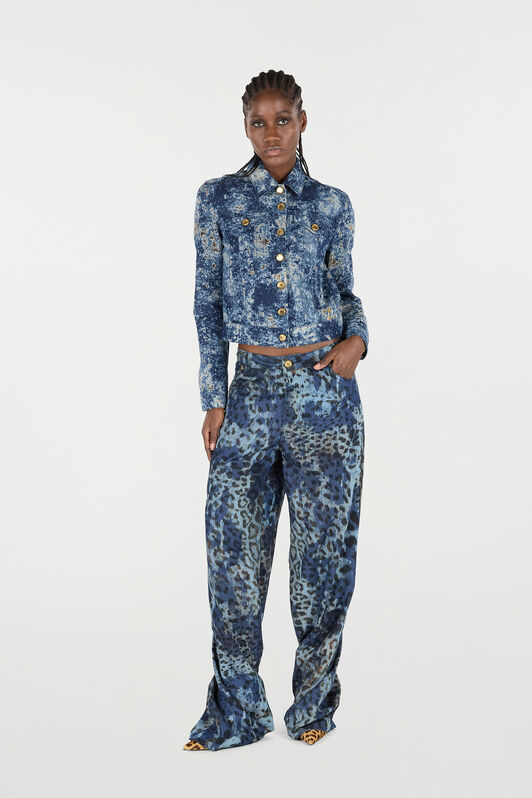 RC Giacca In Denim Con Scoloriture RC Giacca In Denim Con Scoloriture BLU SCURO VKJ450-VT012
