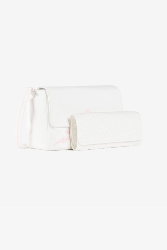 JU Bolso cambiador con estampado Monograma RC JU Bolso cambiador con estampado Monograma RC MILKY WHITE QJB004-JV025