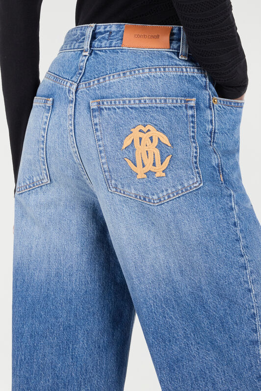 RC Jeans With Mirror Snake Monogram BLU SCURO 193921 UKJ206-VT008