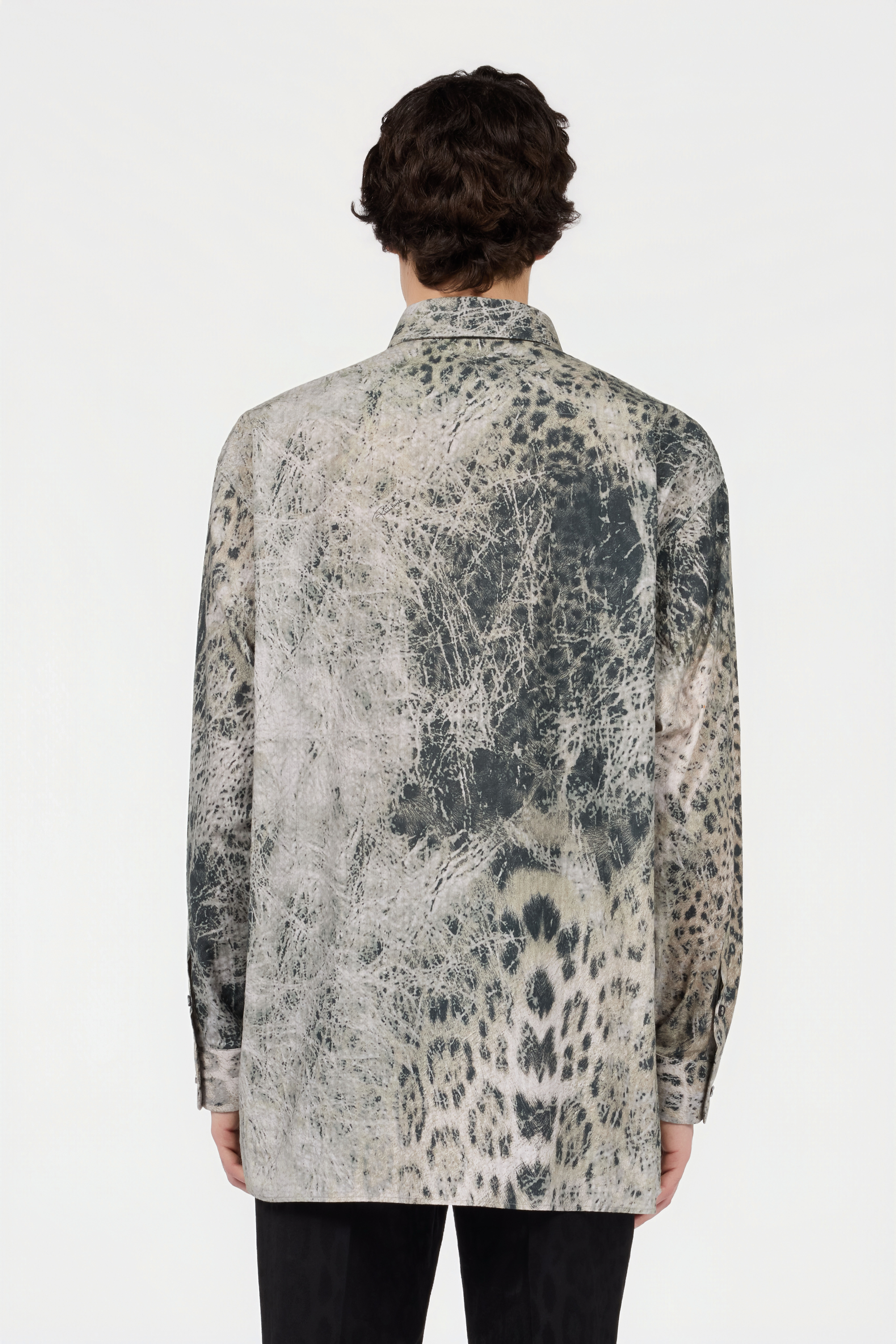 RC Camicia Stampa Jaguar RC Camicia Stampa Jaguar GREY/BLACK XNT720-CHR30