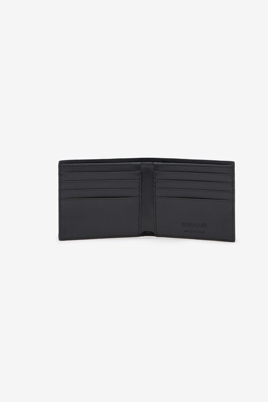 RC Schwarze Brieftasche mit Monogram RC RC Schwarze Brieftasche mit Monogram RC BLACK QOA00A-PZO37