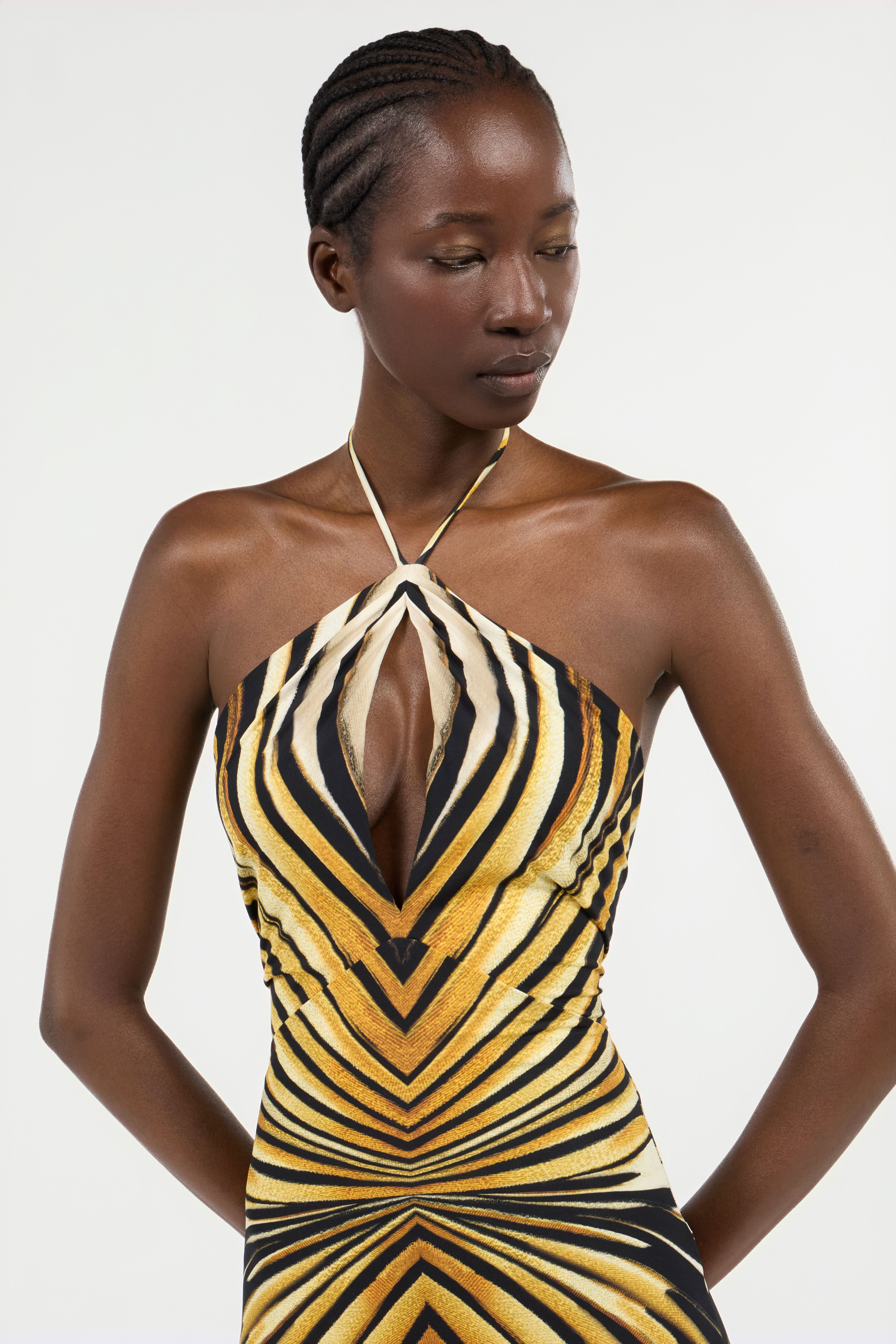 RC Ray Of Gold Print Jumpsuit GIALLO VKT128-LNM33