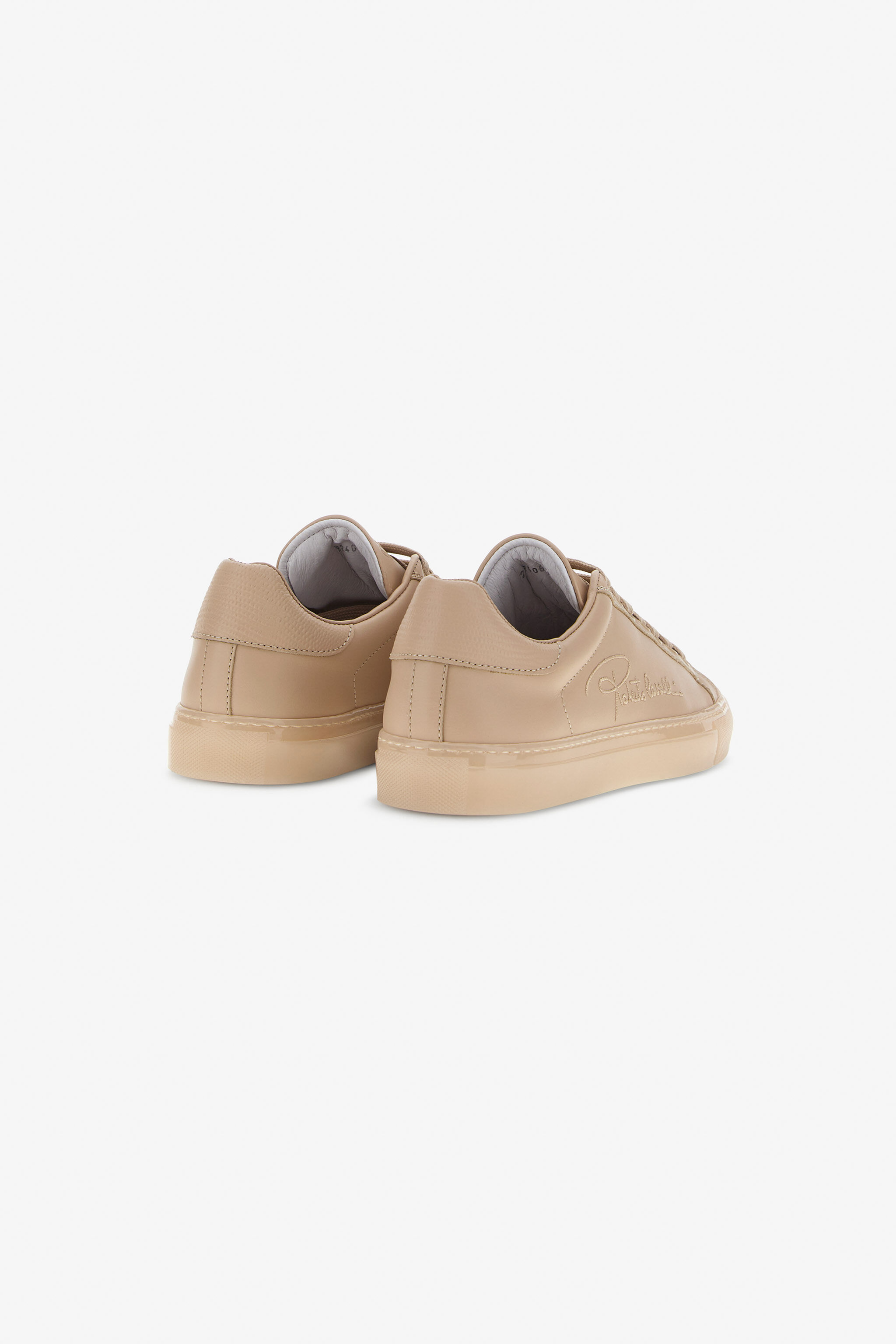 RC Sneakers with Signature Light Brown SKS034-PZA45