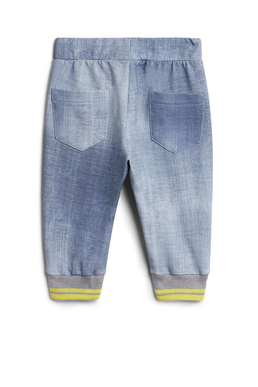 JU Denim print trackpants DENIM IJT280-DOQ70