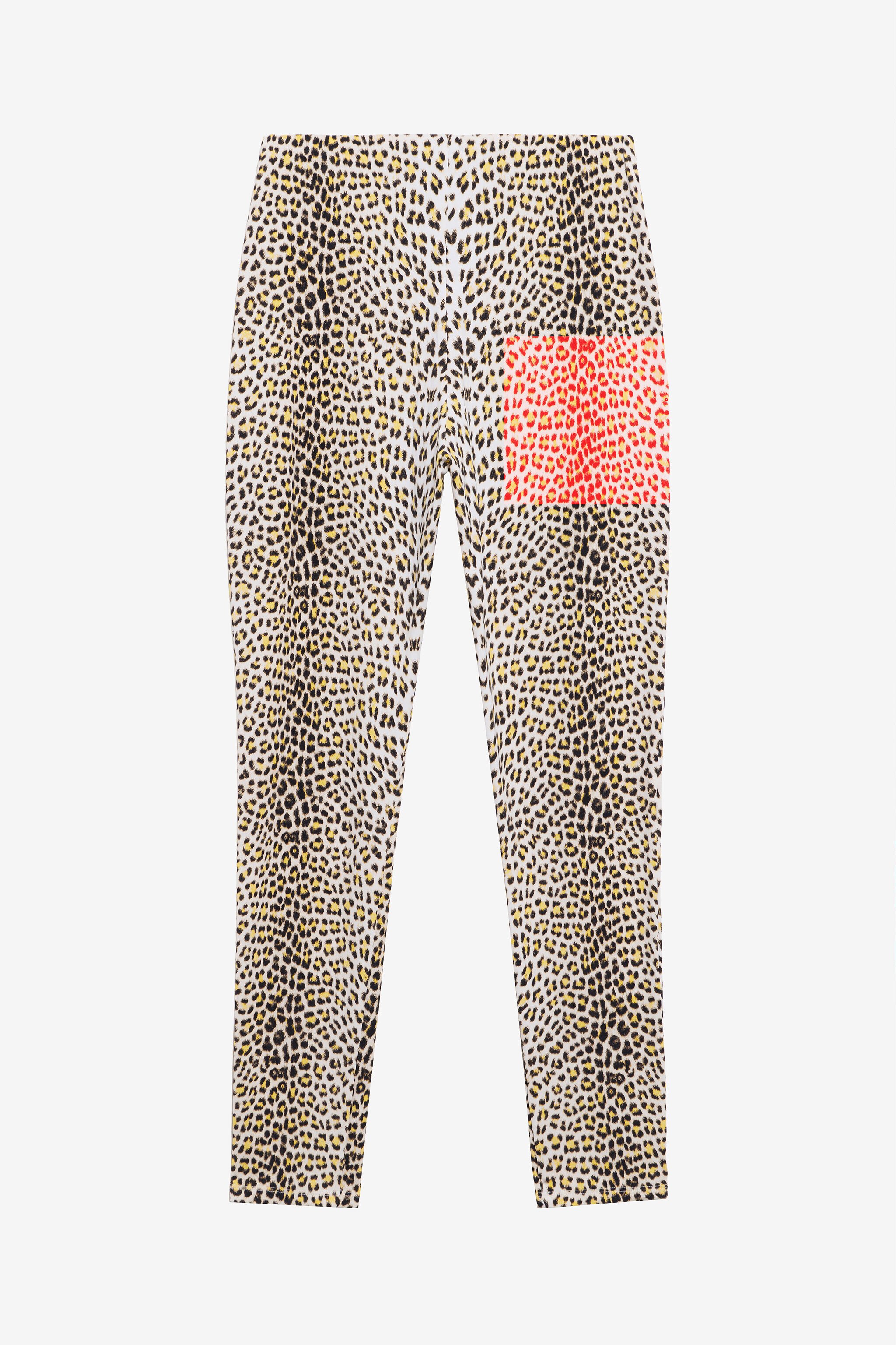 RC Leggings mit Pop-Jaguar-Print YELLOW/BLACK WQT23A-LNR30