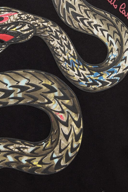 RC T-shirt con Stampa Serpente RC T-shirt con Stampa Serpente BLACK ROT60E-JD065