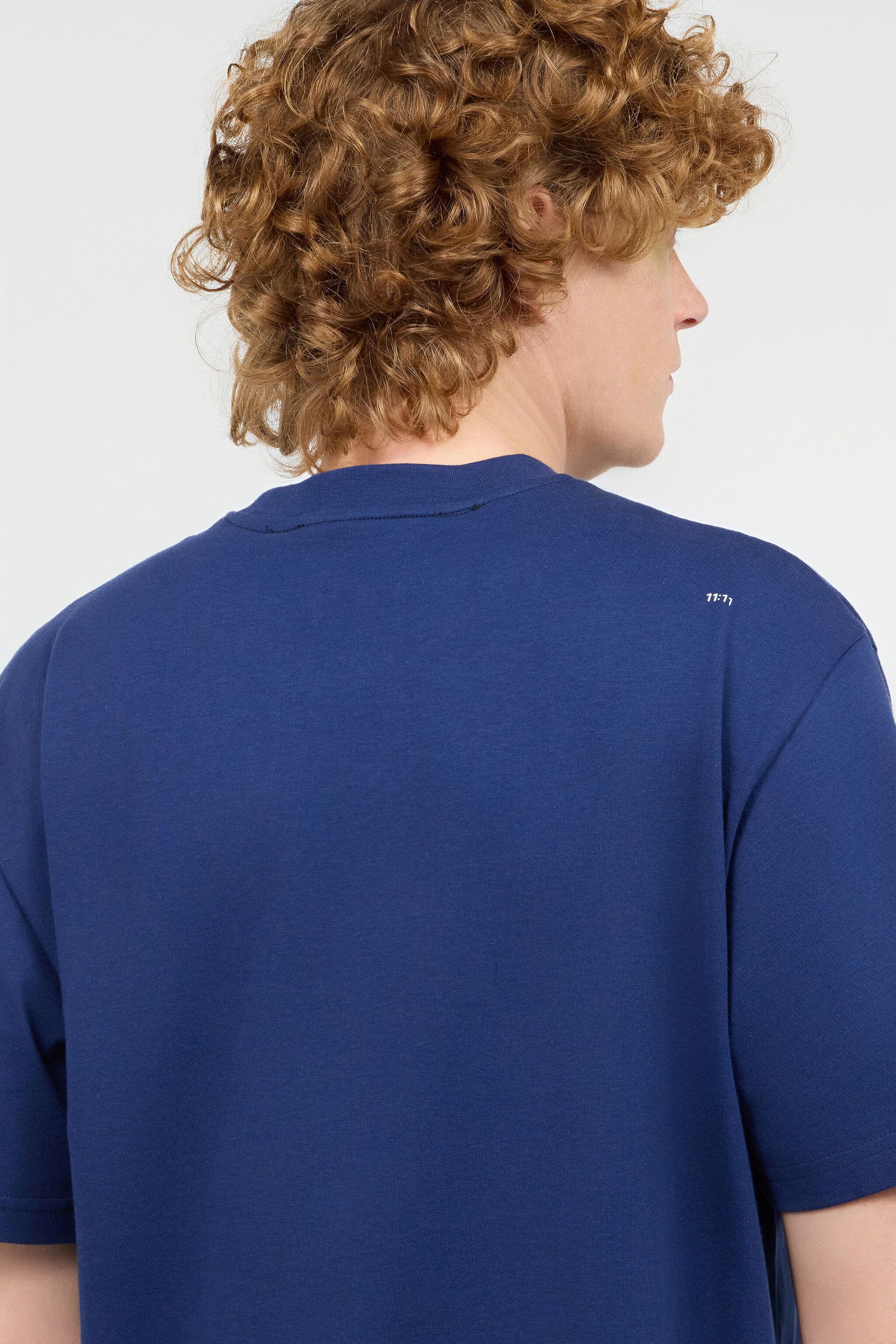 JC T-Shirt Mit Monogramm JC Dunkelblau UFT053-UF073