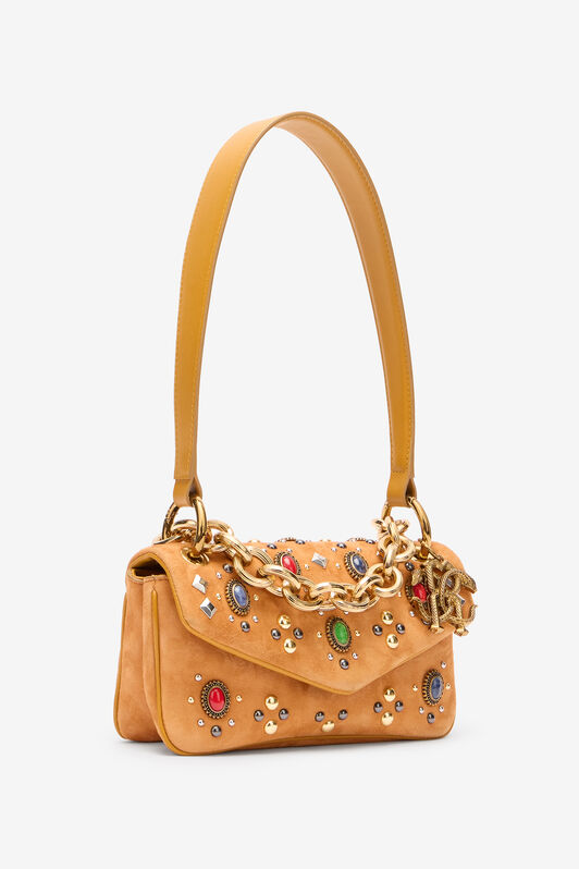 RC Small Bag with Stones and Chain RC Small Bag with Stones and Chain Yellow VKB017-PC003