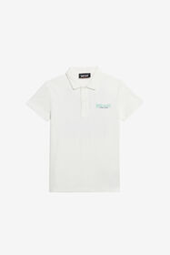JC Polo Blanca con Logo IVORY PRISTINE WFT61G-1D000