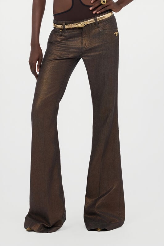 RC Bronze and Black Flared Jeans BRONZE/BLACK WWJ205-VT001