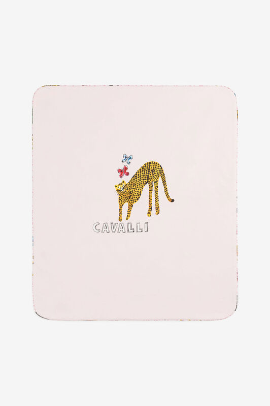 JU Manta para bebé con logotipo y estampado Wildlife Rosa PJT869-JFF07