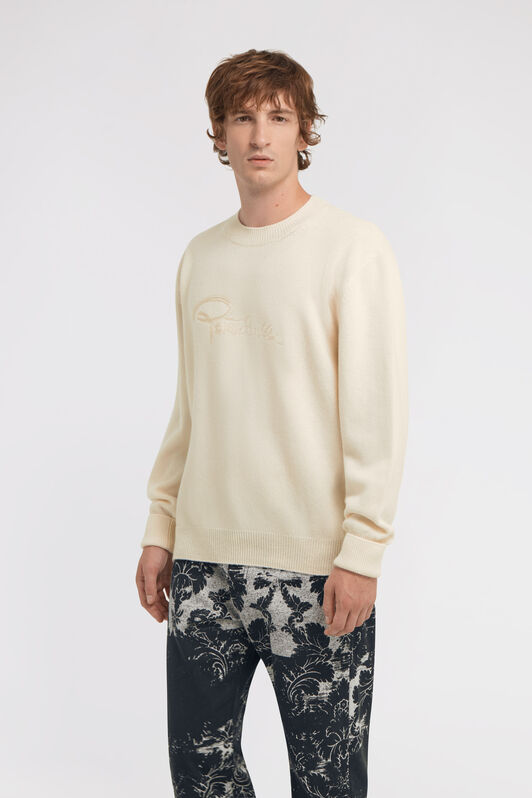 RC Logo Sweatshirt Marfil TRM608-MQ001