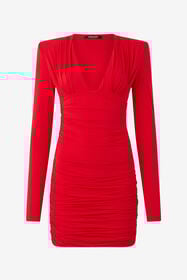 ${brand} Drapiertes Minikleid ${colorDescription} ${masterID}