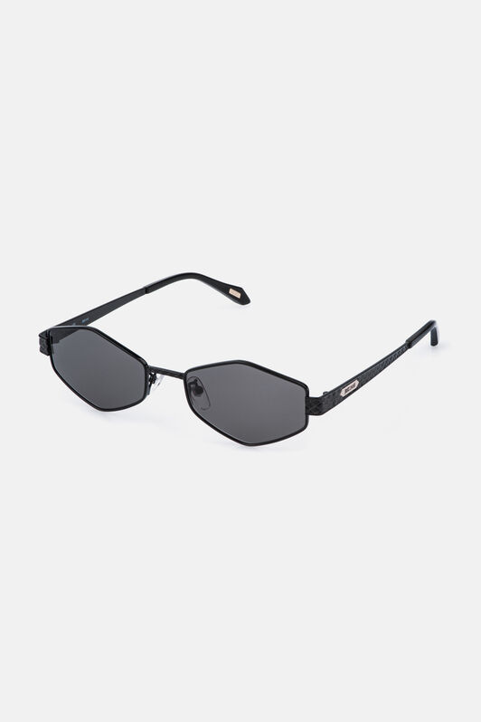 JC Unisex geometrical metal frame SHINY BLACK WITH SHI VALD37-ID282