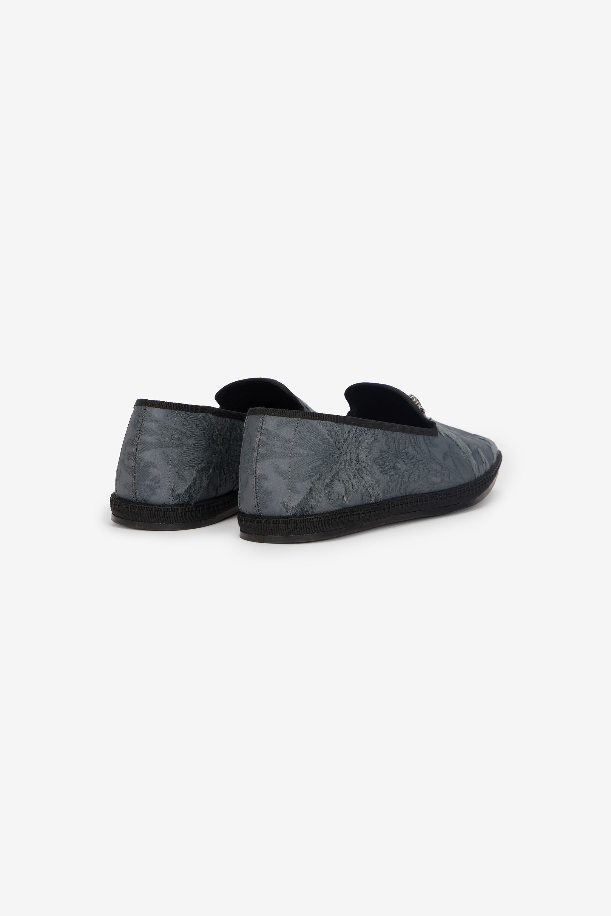 RC Roberto Cavalli Jacquard Slip-On Shoes MEDIUM GREY VRS018-VLV04