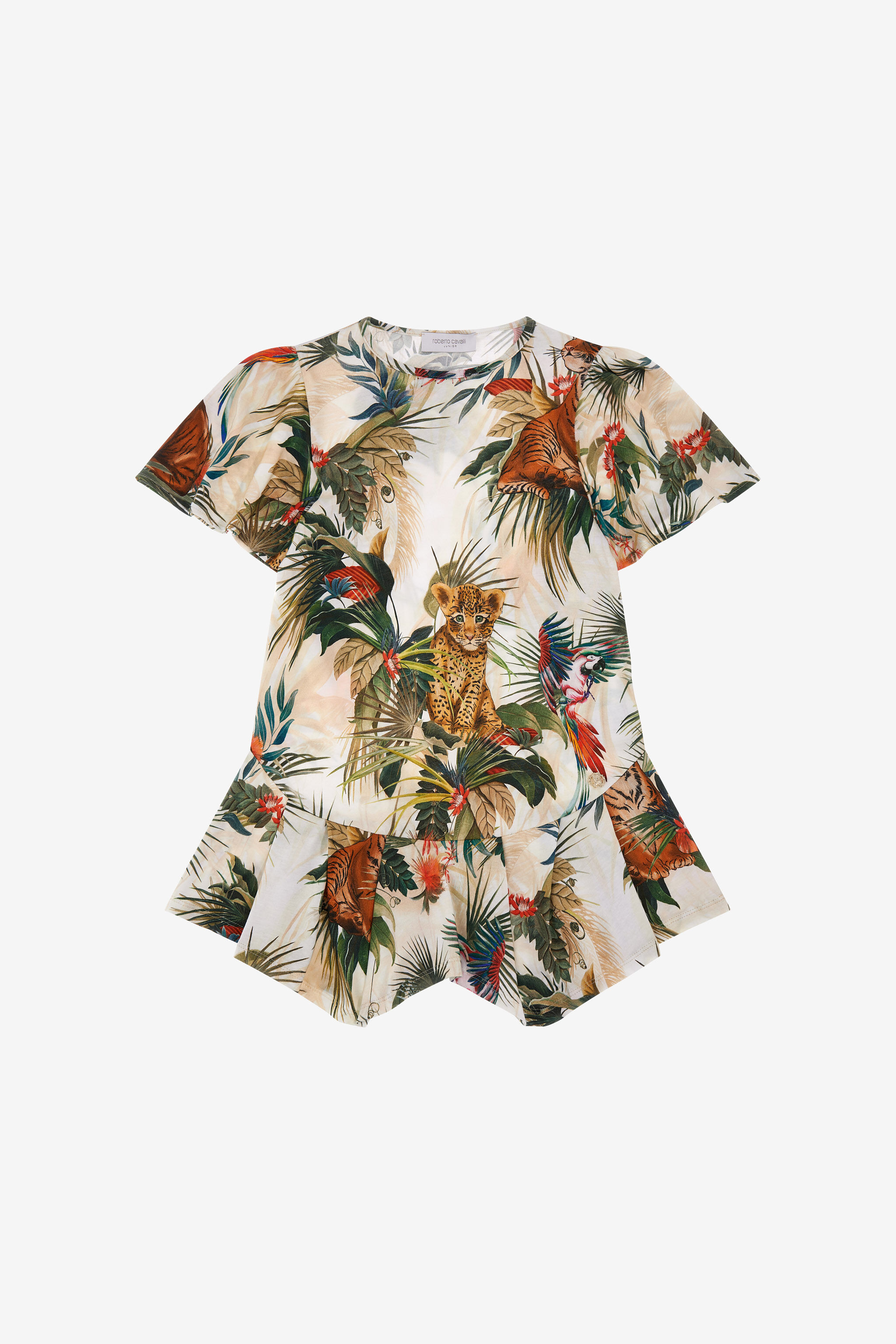 JU Jungle print dress Grün SJT138-JFI96