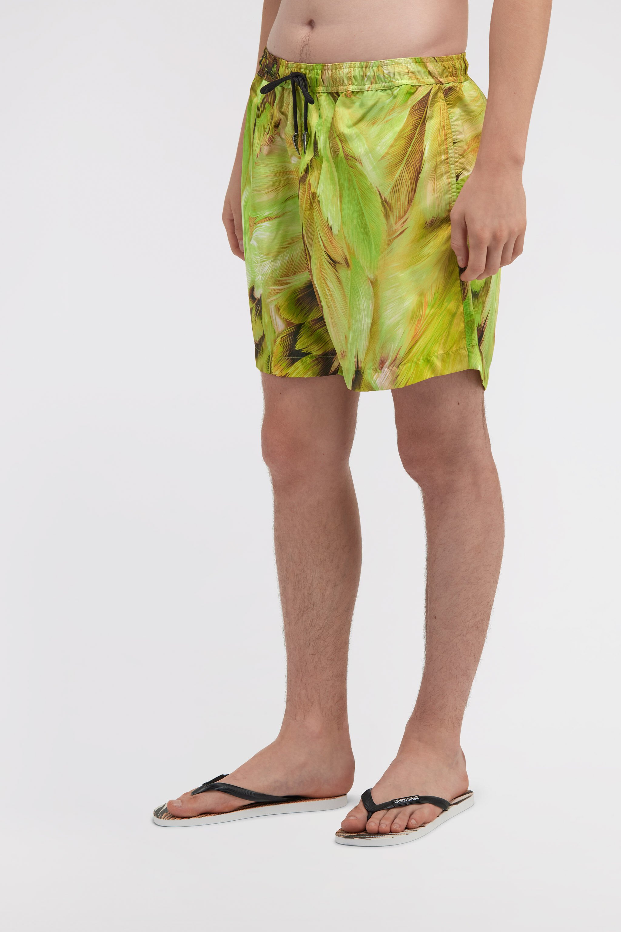 RC Plumange print swim trunks Light green SMT00A-5RL71