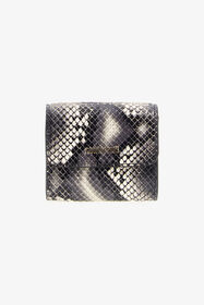 ${brand} Logo Small wallet in printed leather ${colorDescription} ${masterID}