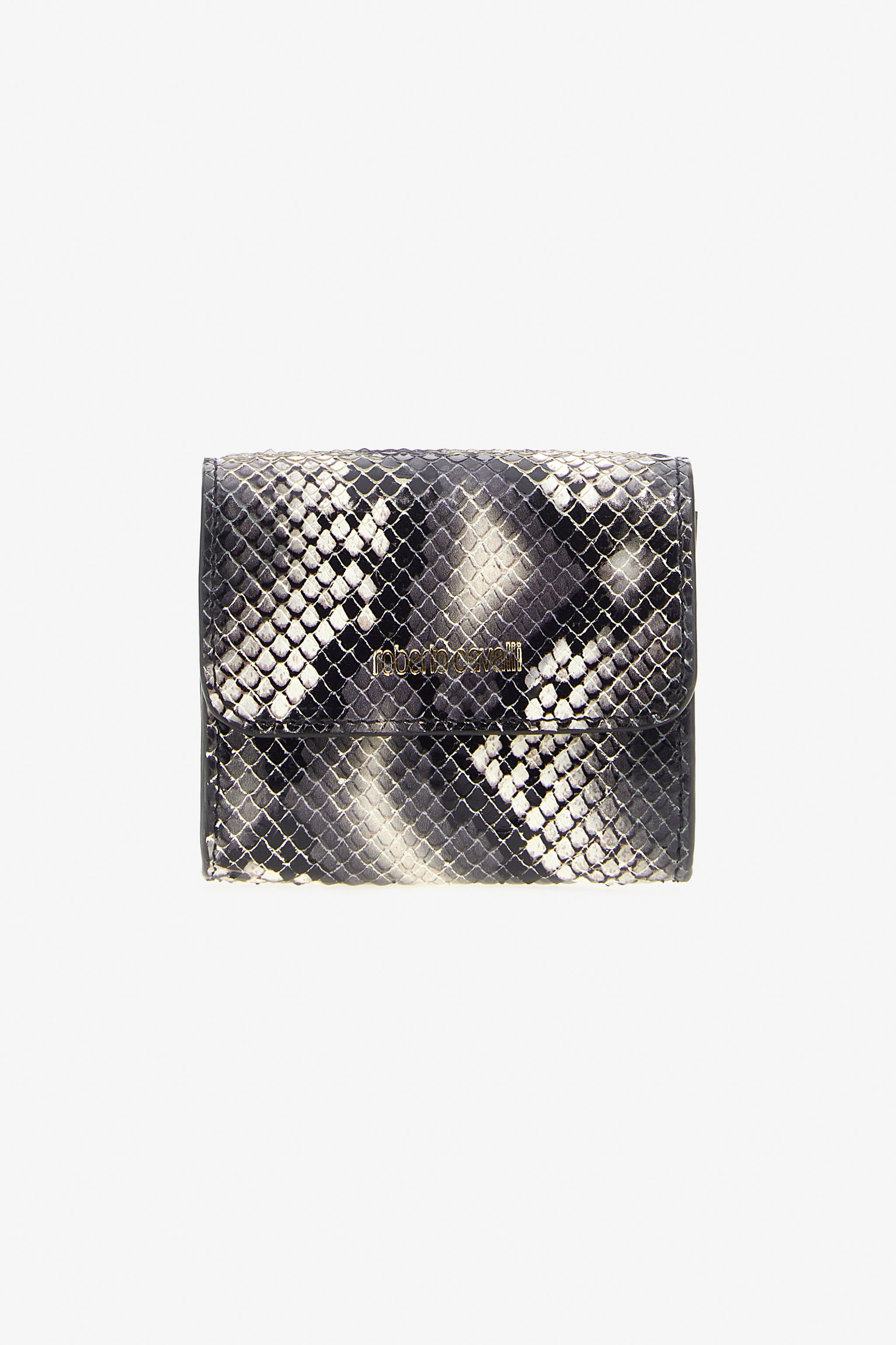 RC Logo Small wallet in printed leather Schwarz TKA004-PZ02S