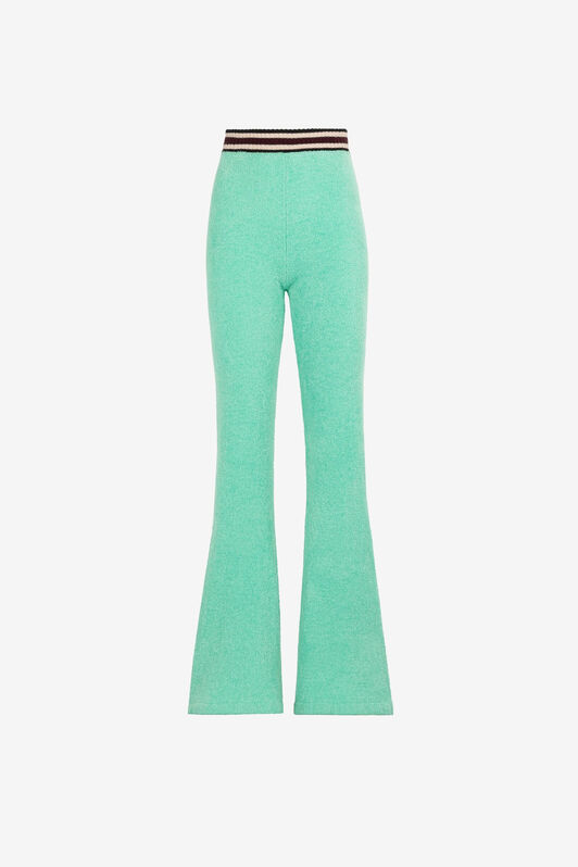 RC Pantalón de chándal acampanado con logo bordado Azul claro OKM210-MR001
