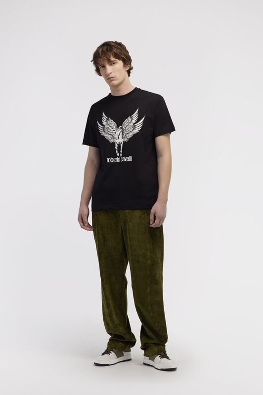 RC T-shirt with Horse logo and print RC T-shirt with Horse logo and print Black NOT60I-JD060