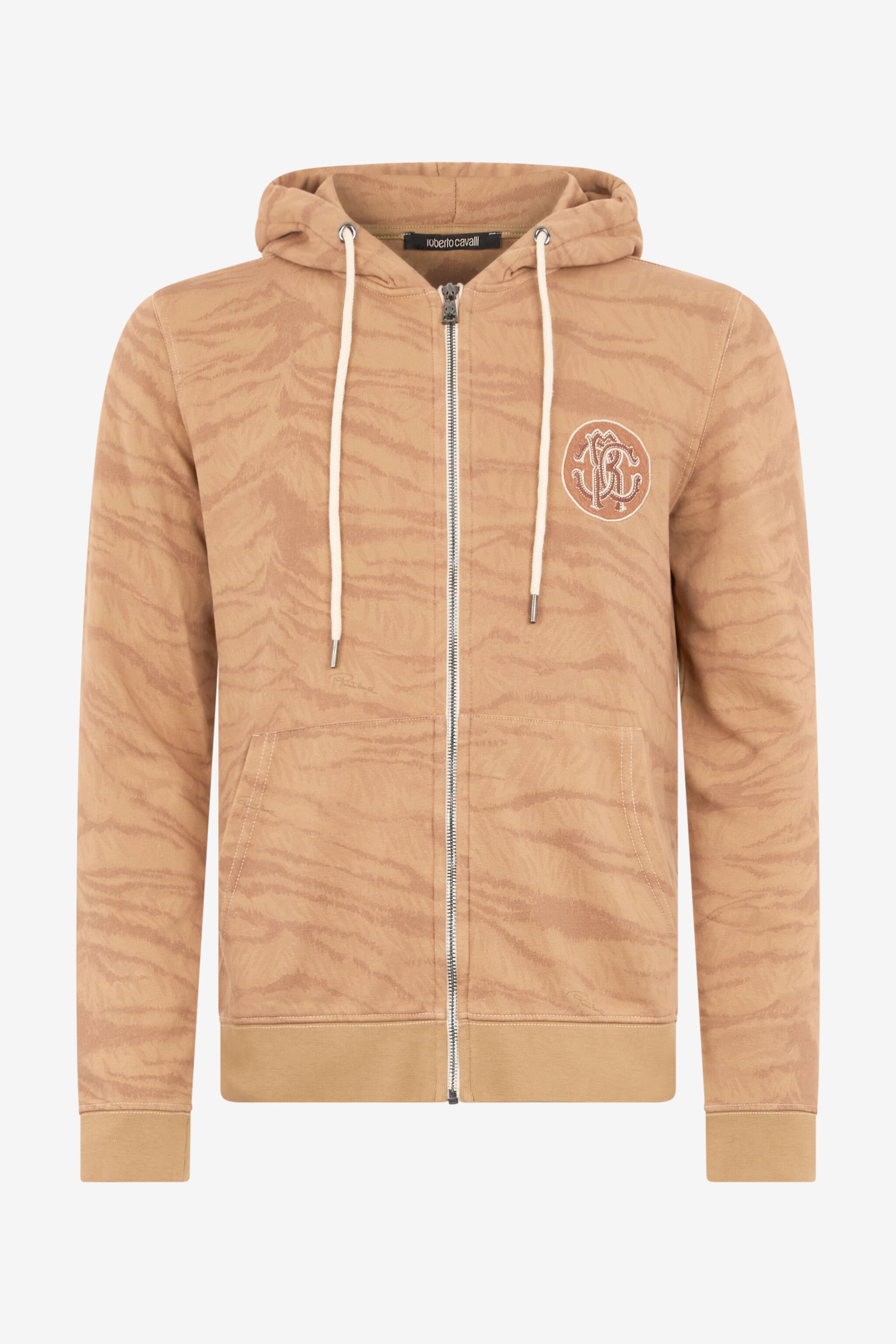 RC Sweatshirt Mit Kapuze Tiger Skin BEIGE OOT69B-5OO65