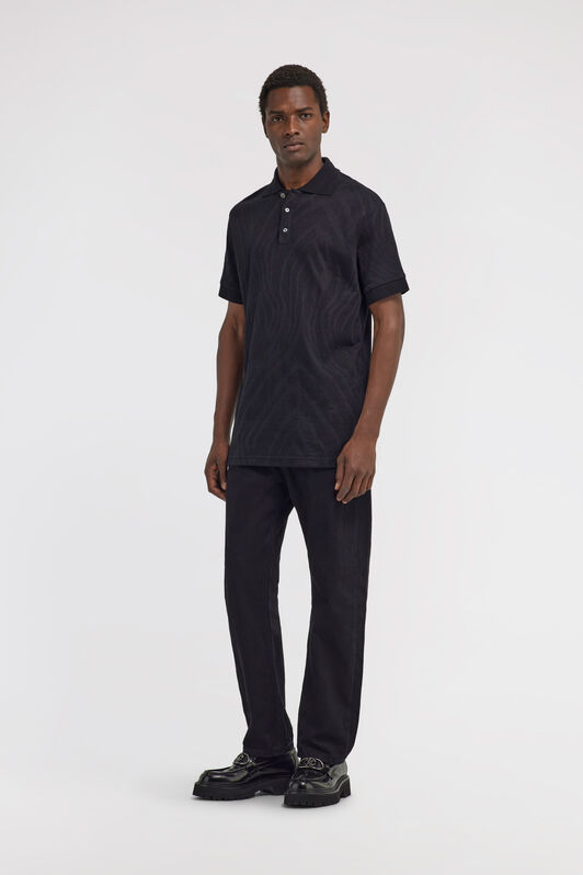 RC Freedom Print Polo Shirt Black TRT64D-KB013