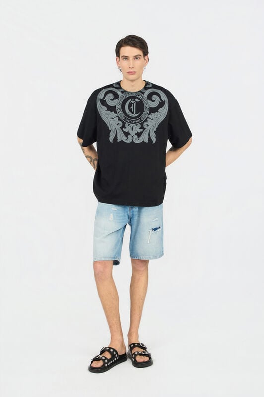 JC Blue Denim Bermuda Shorts INDIGO WFT025-WF052
