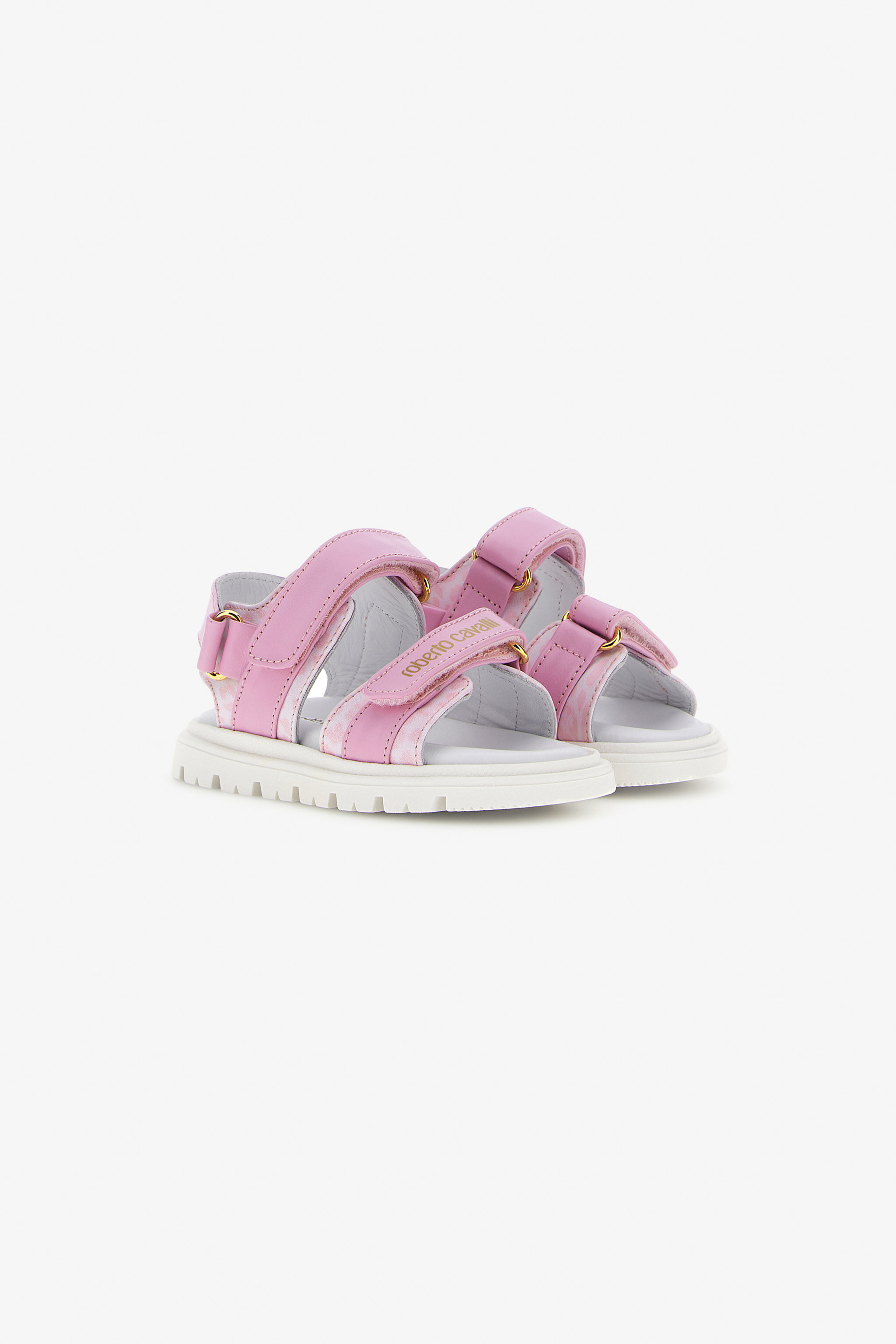 JU RC Logo Sandals white/jaguar pink/go SJS00I-PZJ02