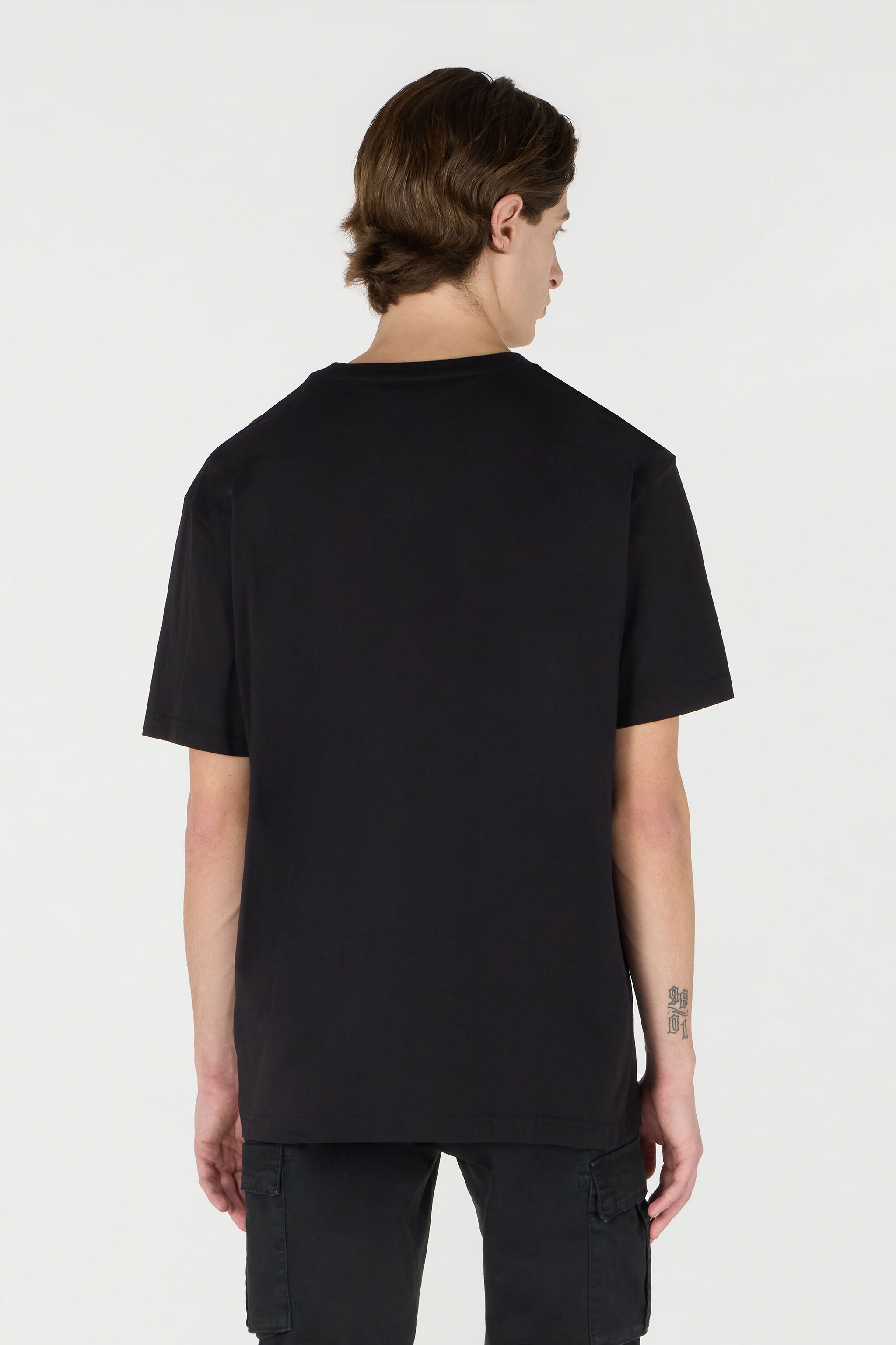 JC T-Shirt with JC Monogram Black TFT045-TF062