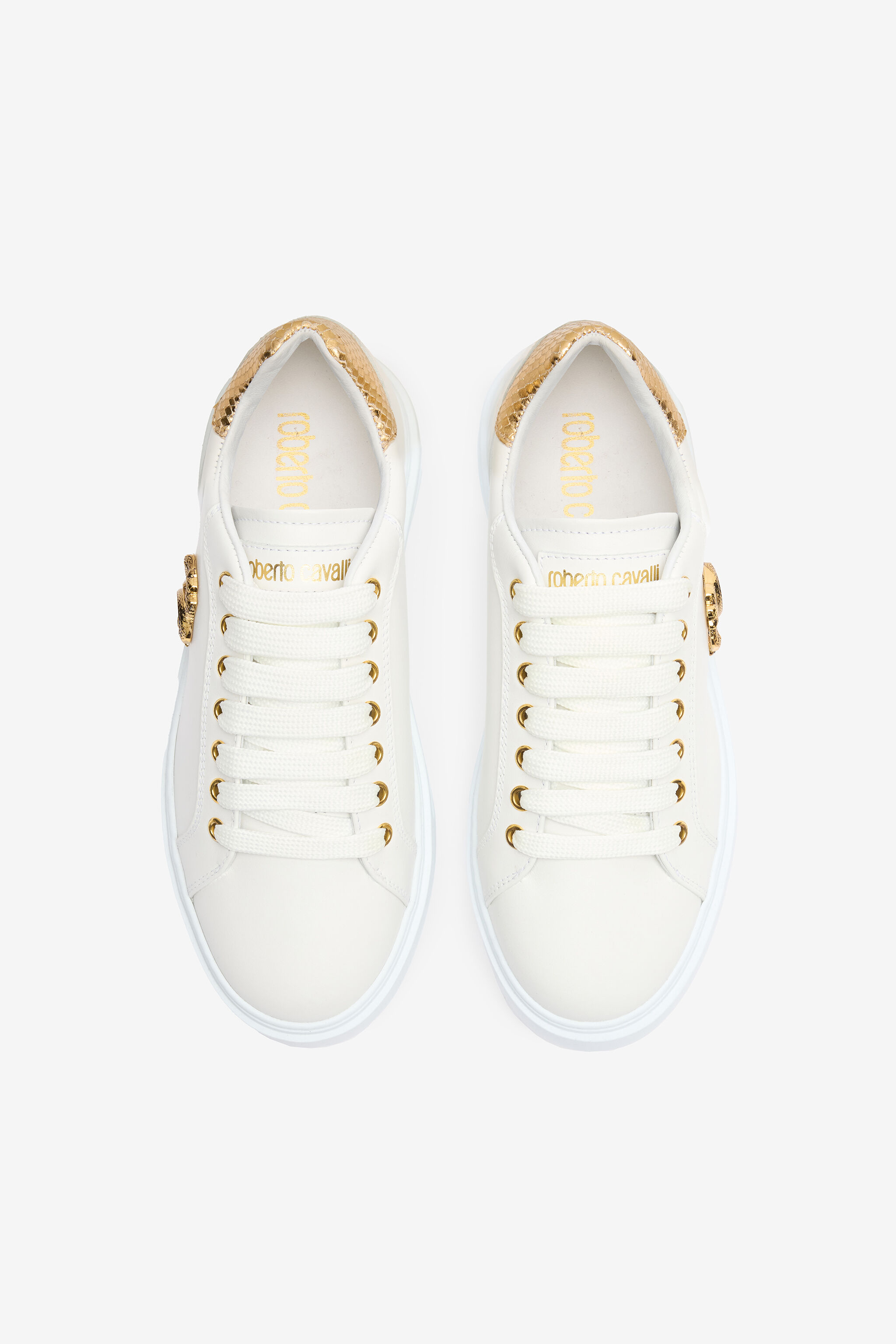 RC Sneakers With Monogram Mirror Snake White SKS031-PZ95A
