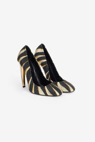 ${brand} Print Satin Pumps with Rhinestones ${colorDescription} ${masterID}