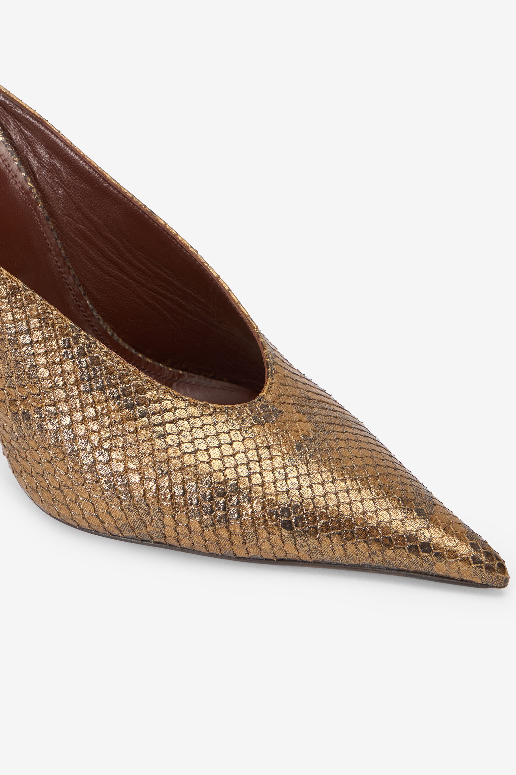 RC Mules mit goldenem Python- und Schlangenmotiv GOLD WWS007-UC065