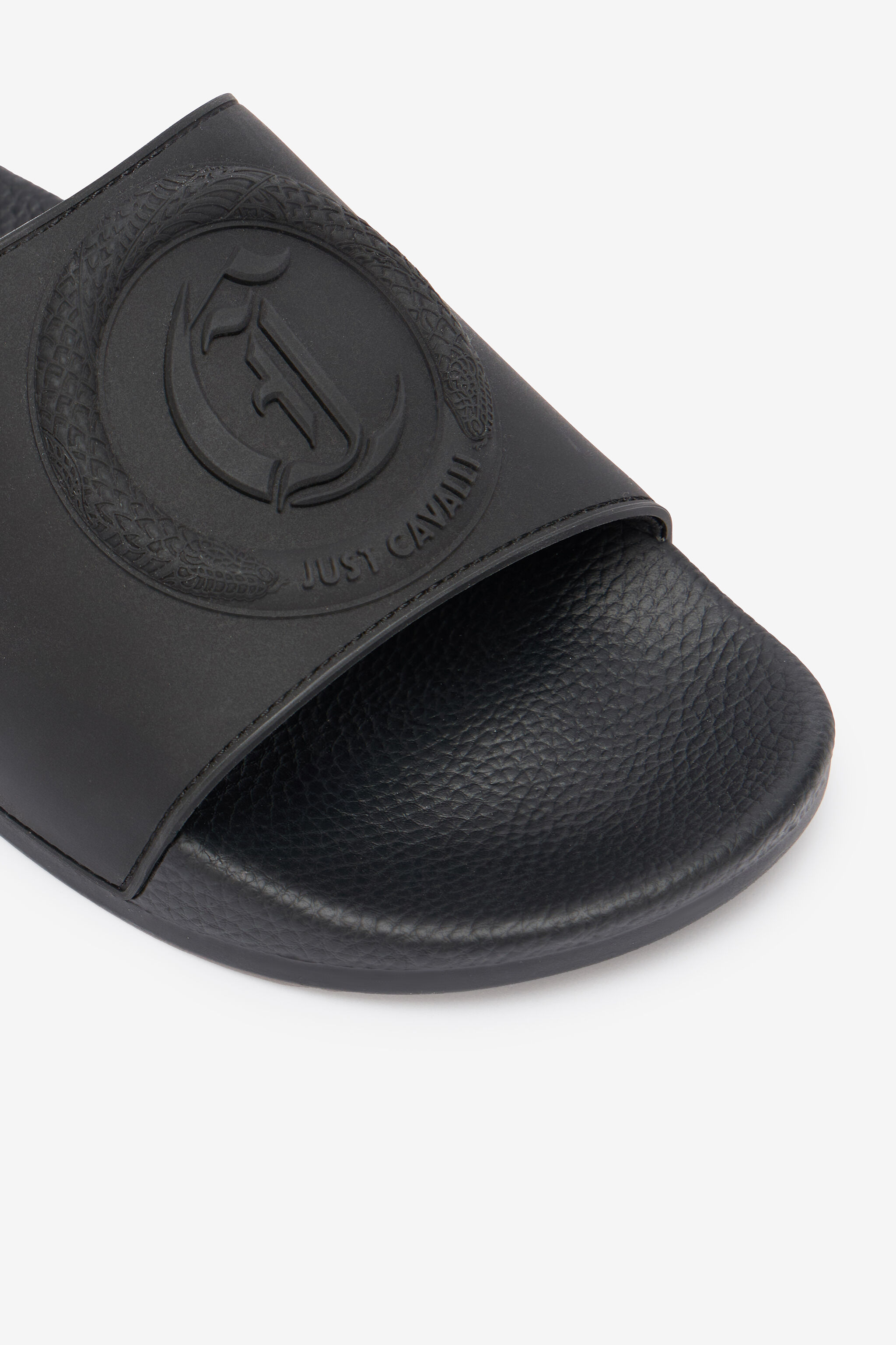 JC Mules À Logo Noir UFS028-UF303