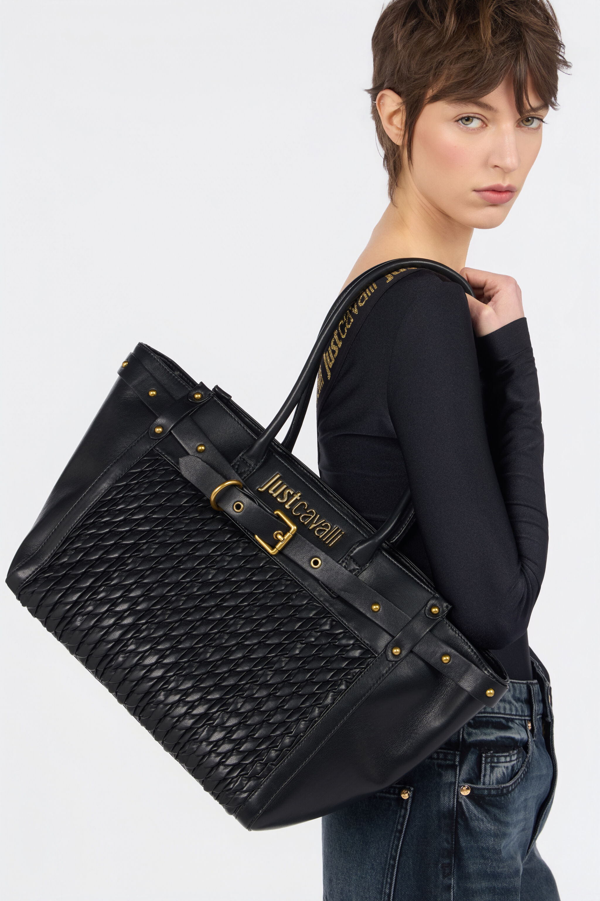 JC Bolso De Hombro Negro BLACK WFB073-WF403