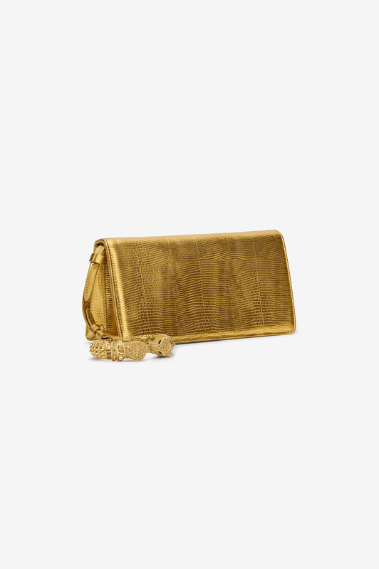 RC Roar Pochette Bag Gold Leather GOLD RKB012-PZS14