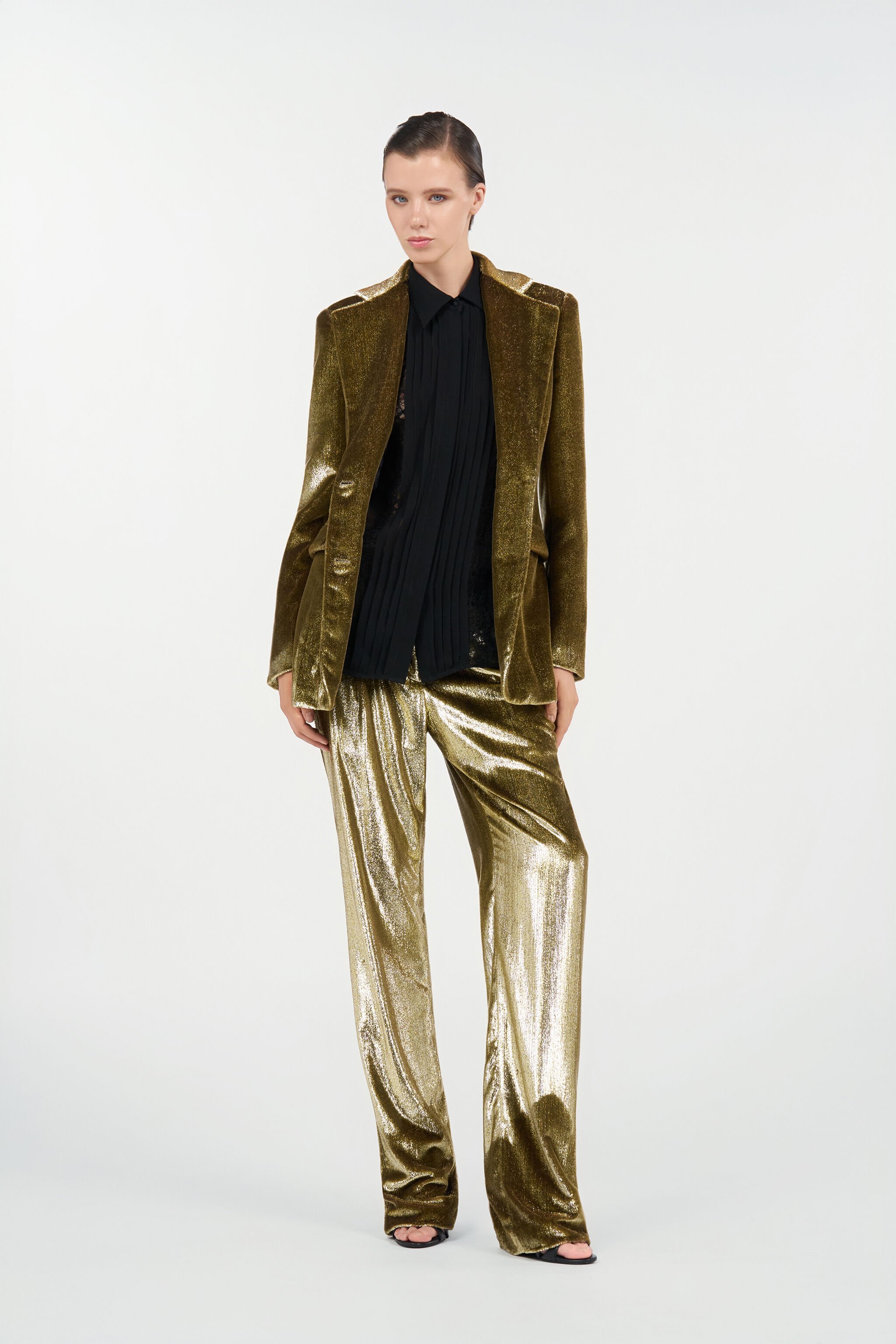 RC Gold Velvet Long Pants LIGHT GOLD WKT205-FT062